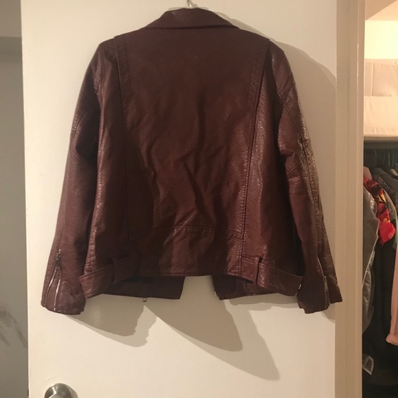 NWT Noize Original Vegan Leather Jacket - Picture 3 of 5